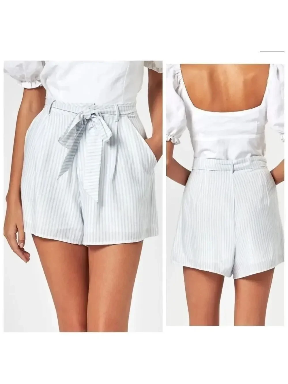 Charlie Holiday Coastline Beach Stripe Shorts